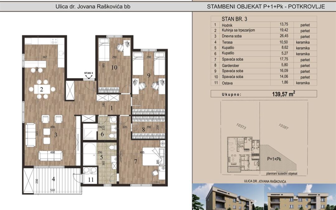 Stan 3A 139,57 m2